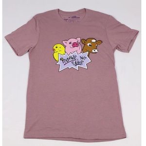 PETTABLE NOT EDIBLE vegan shirt